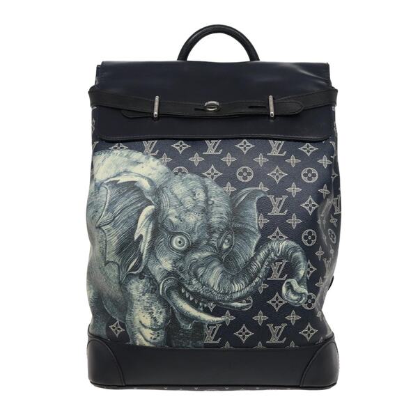 LOUIS VUITTON Monogram Savanna Steamer Backpack Black M54126 - Picture 13 of 16